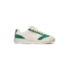 Del Mar witte en groene sneaker voor dames