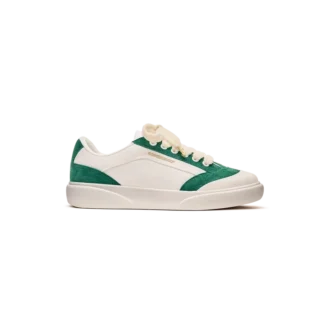 Del Mar witte en groene sneaker voor dames Del Mar witte en groene sneaker voor dames