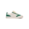 Del Mar witte en groene sneaker voor dames