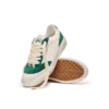 Del Mar witte en groene sneaker voor dames