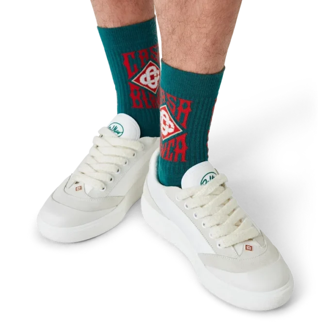 Del Mar witte sneaker voor heren