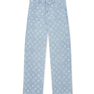 Denim Monogram Relaxed Fit Jeans