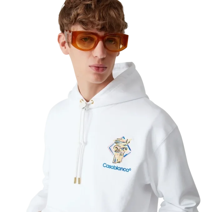 Diamond Column-sweatshirt met capuchon