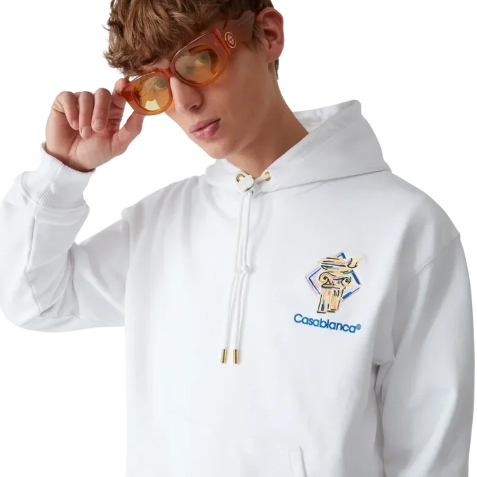 Diamond Column-sweatshirt met capuchon