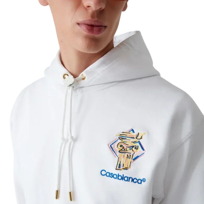 Diamond Column-sweatshirt met capuchon