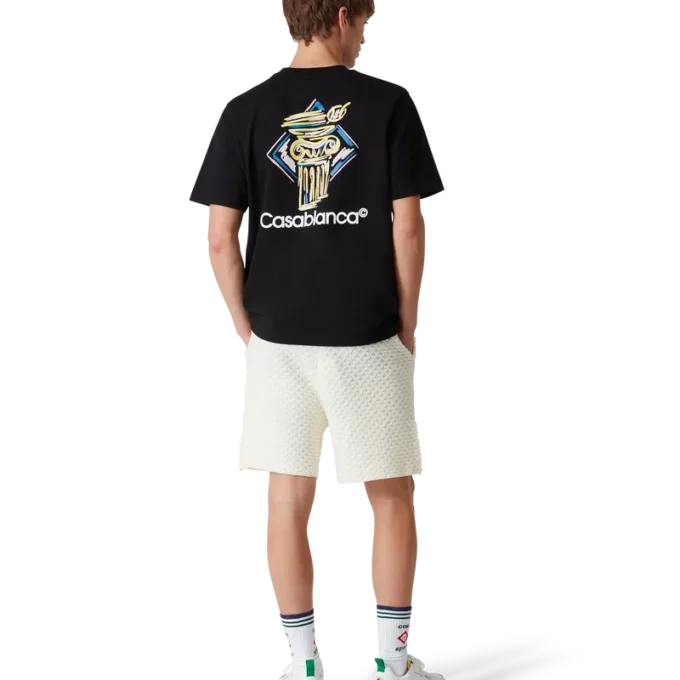 Diamond Column T-shirt met korte mouwen