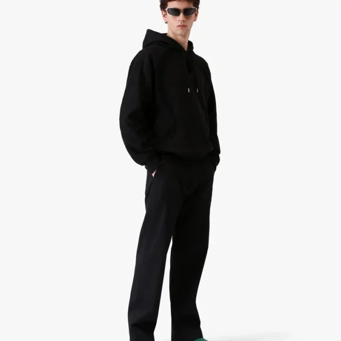 Donkergroene leren outdoor-muiltjes