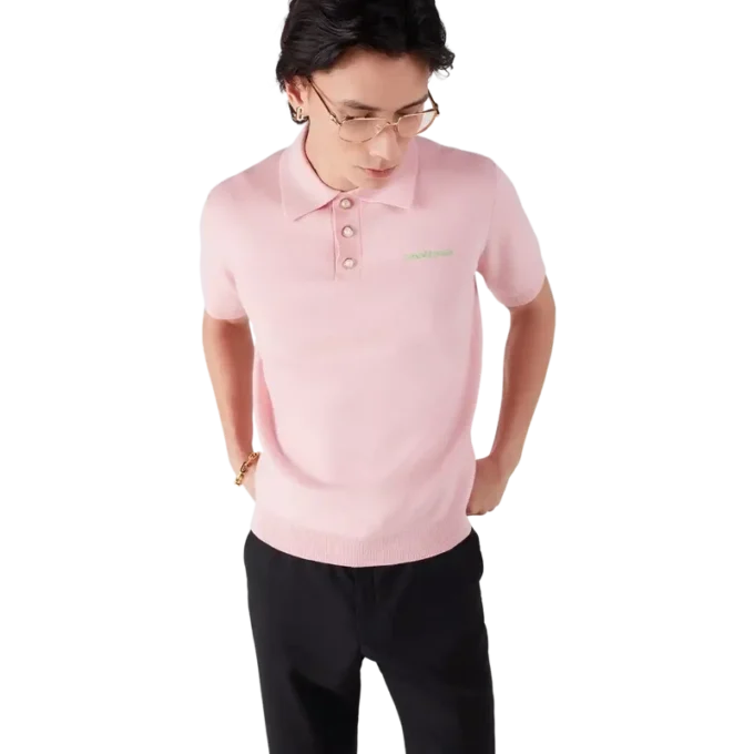 Dubbelzijdig poloshirt met korte mouwen Dubbelzijdig poloshirt met korte mouwen