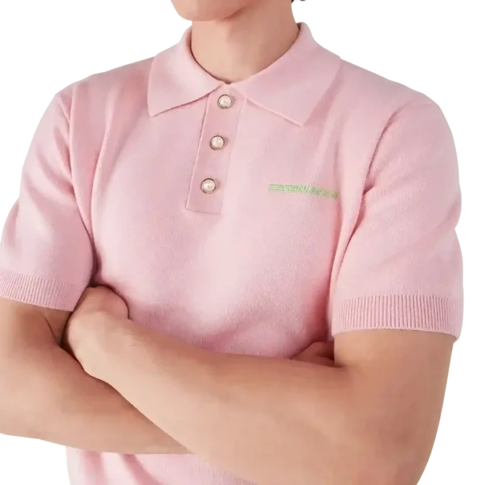 Dubbelzijdig poloshirt met korte mouwen Dubbelzijdig poloshirt met korte mouwen