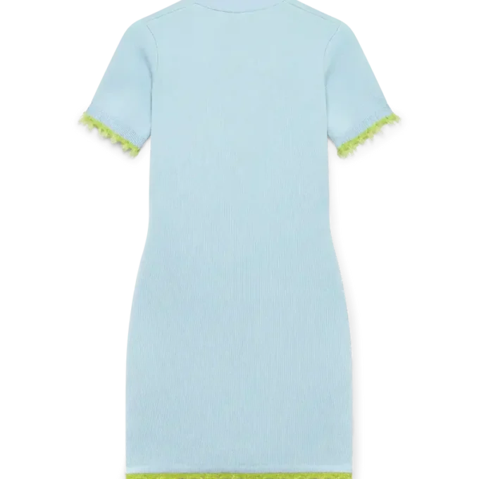 Dubbelzijdige merino mini-jurk Dubbelzijdige merino mini-jurk