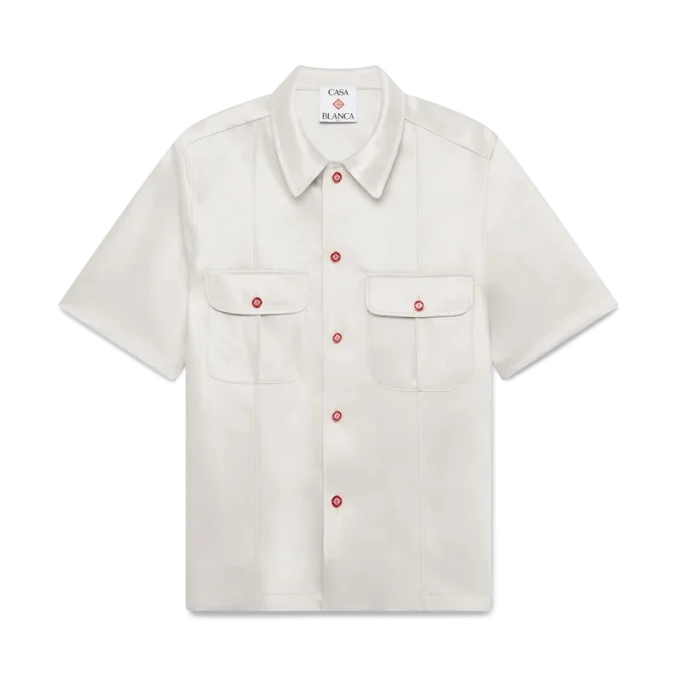 Duchesse satijnen overhemd Duchesse satijnen overhemd