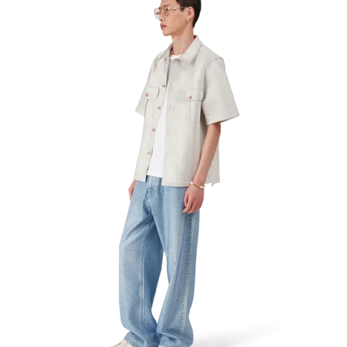 Duchesse satijnen overhemd Duchesse satijnen overhemd