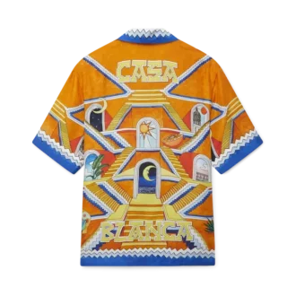 Escalier Infini zijden overhemd