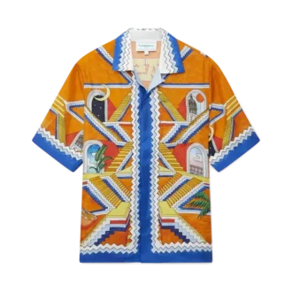 Escalier Infini zijden overhemd