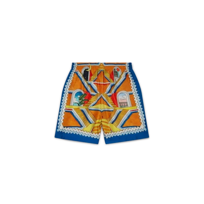 Escalier Infini zijden Shorts