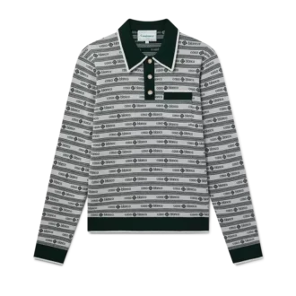 Evergreen-poloshirt met logo