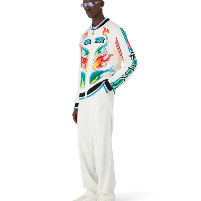 Flame Laurel katoenen gebreid Casa Club-jack