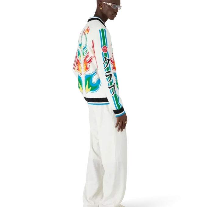 Flame Laurel katoenen gebreid Casa Club-jack