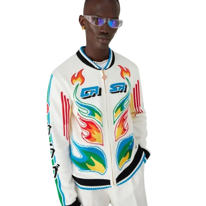 Flame Laurel katoenen gebreid Casa Club-jack