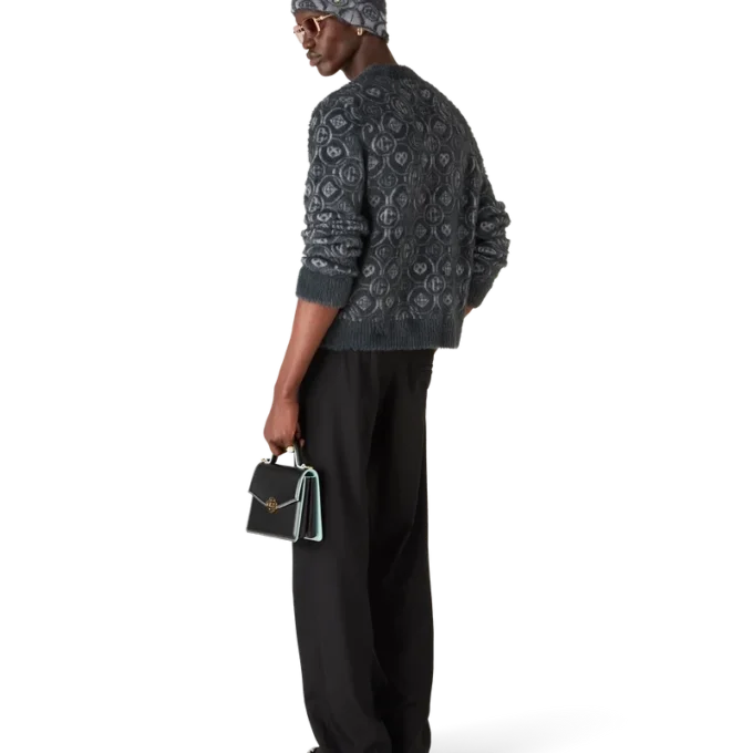 Fluffy Monogram-trui Fluffy Monogram-trui