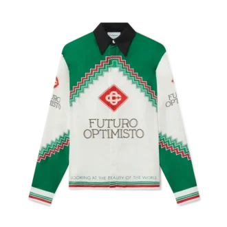 Futuro Optimisto zijden overhemd