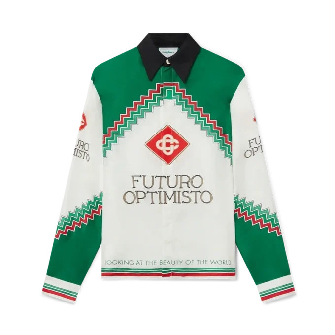 Futuro Optimisto zijden overhemd