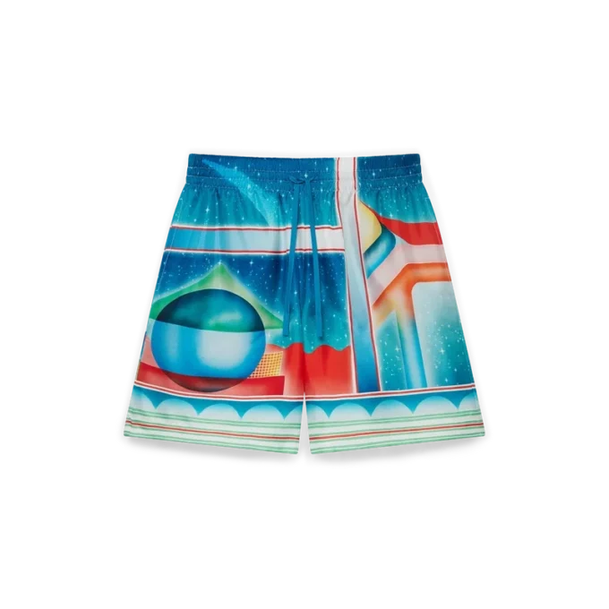 Galaxy Court zijden Shorts