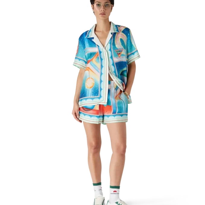 Galaxy Court zijden Shorts