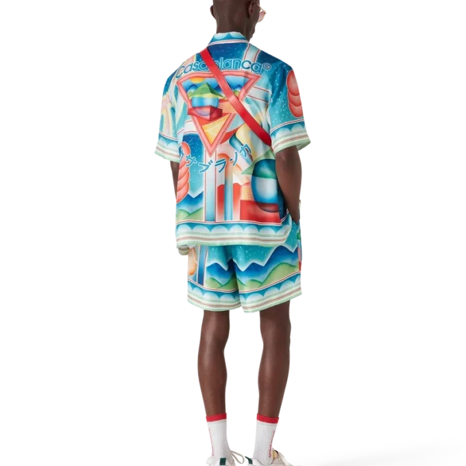 Galaxy Court zijden Shorts