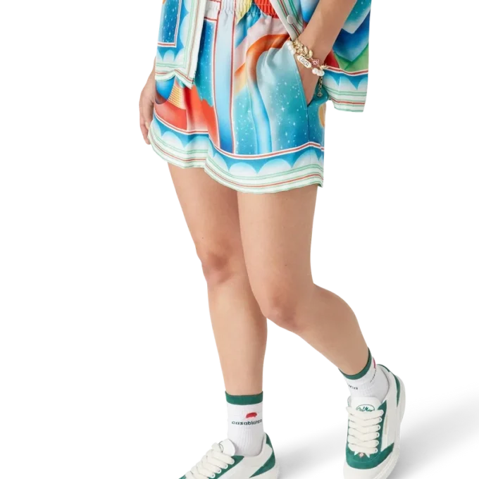 Galaxy Court zijden Shorts