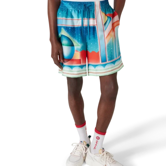 Galaxy Court zijden Shorts