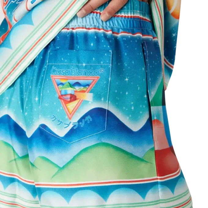 Galaxy Court zijden Shorts