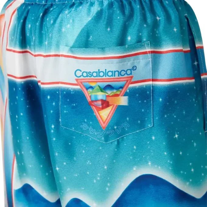 Galaxy Court zijden Shorts