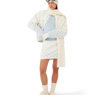 Geborduurd fleece jack met monogram in kleurverloop Geborduurd fleece jack met monogram in kleurverloop