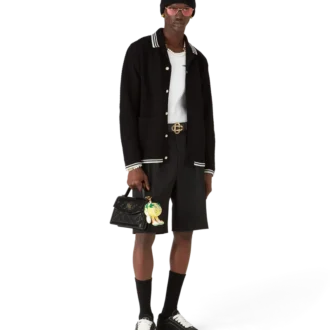 Geborduurd katoen overhemd met lange mouwen