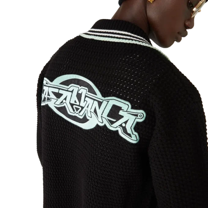 Geborduurd katoen overhemd met lange mouwen