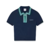 Gebreid tennispoloshirt
