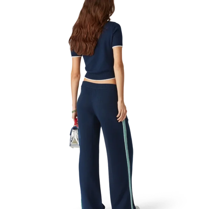 Gebreide tennisbroek