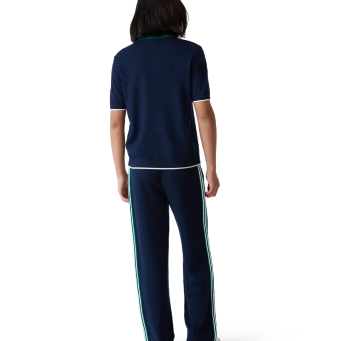 Gebreid tennispoloshirt Gebreid tennispoloshirt