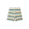 Gegolfde bouclé-Shorts