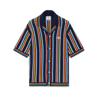 Gehaakt gestreept overhemd