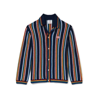 Gehaakt gestreept overhemd