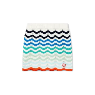 Gekleurde gehaakte rok