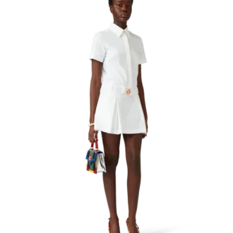 Gepleateerde tennisminijurk