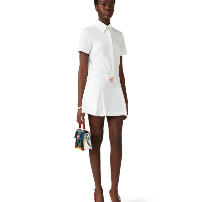 Gepleateerde tennisminijurk Gepleateerde tennisminijurk