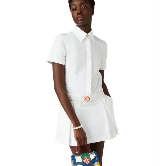 Gepleateerde tennisminijurk Gepleateerde tennisminijurk