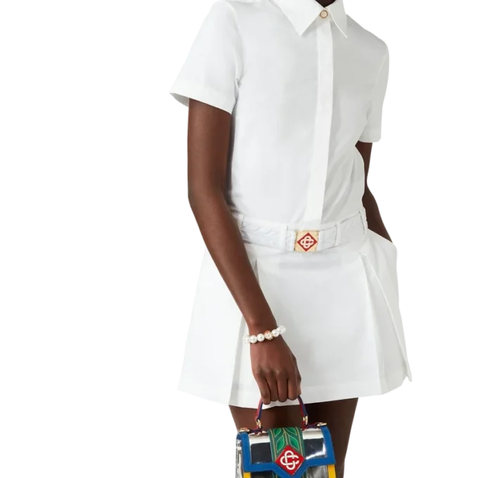 Gepleateerde tennisminijurk Gepleateerde tennisminijurk