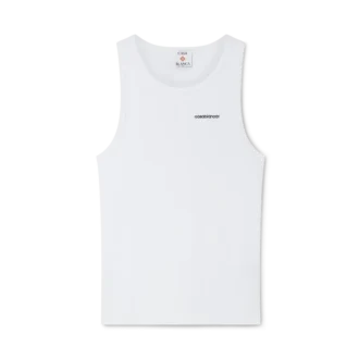 Geribbelde tanktop