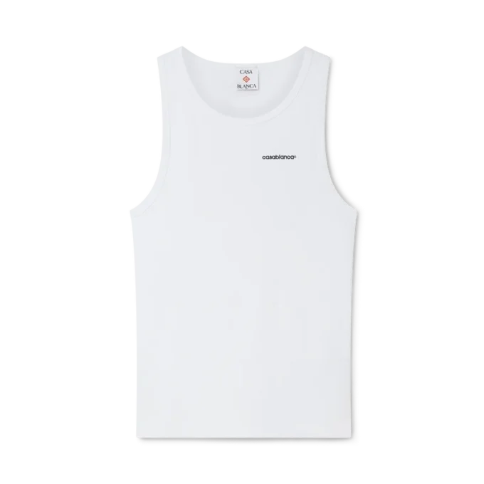 Geribbelde tanktop