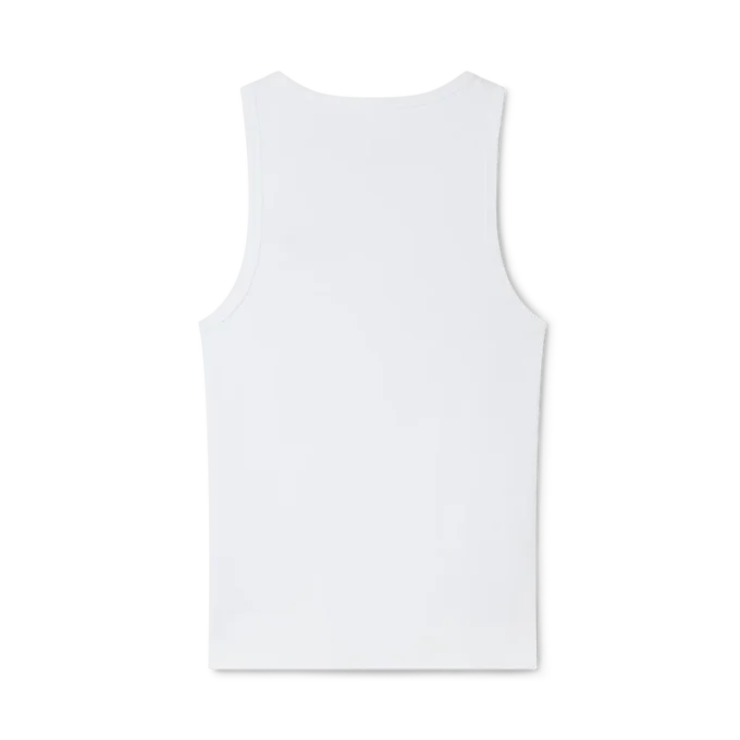 Geribbelde tanktop